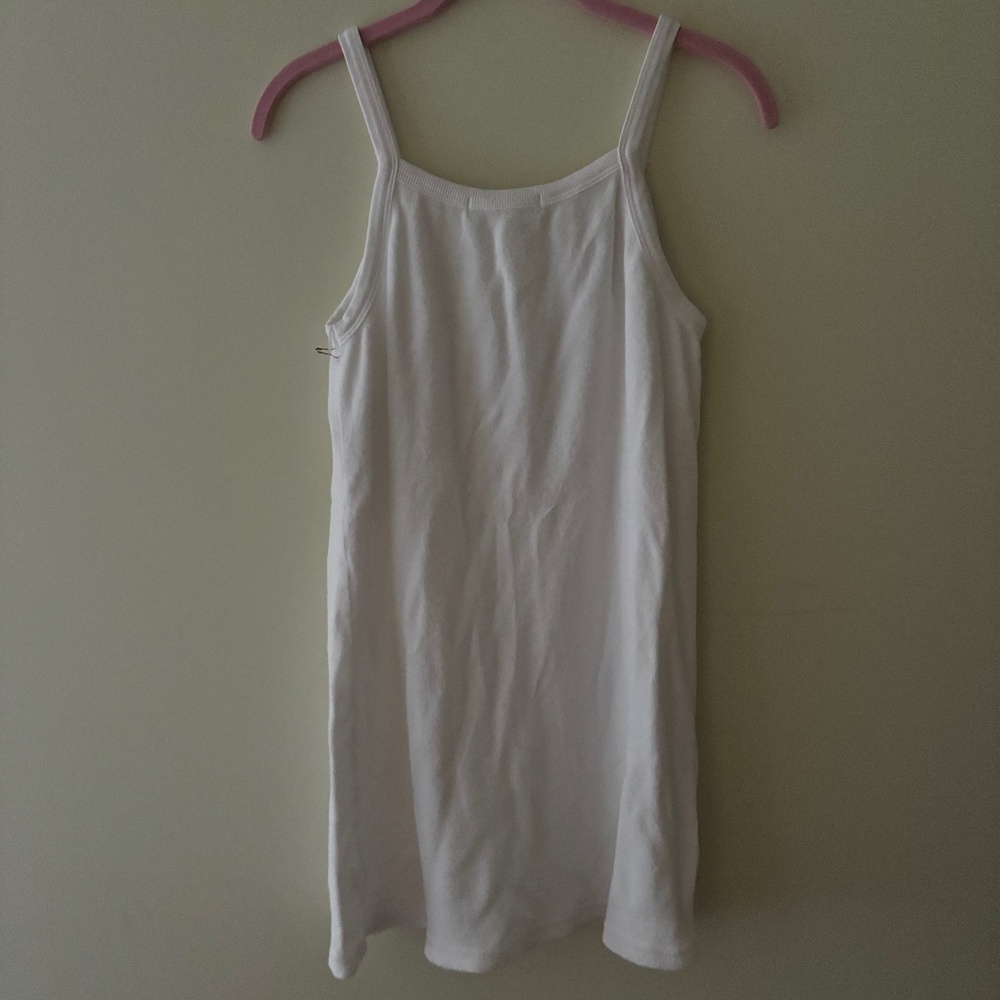 New Loveshack White Terry Dress